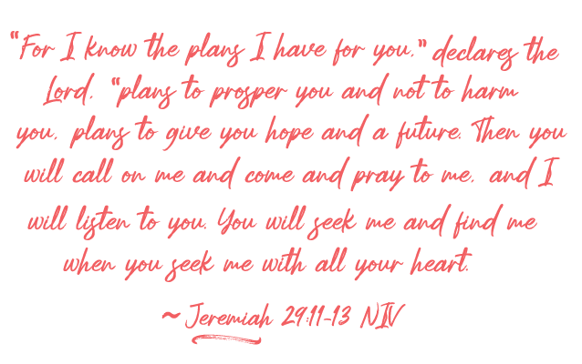 Jeremiah 29:11-13